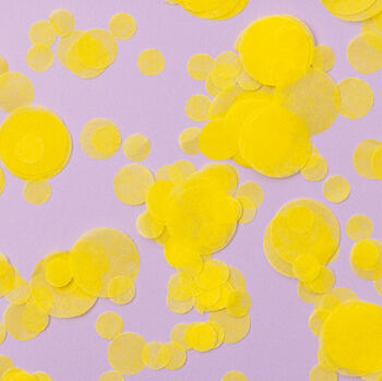 Bright Yellow Wedding Confetti | Biodegradable Confetti, 5 of 7