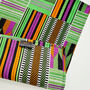 African Print Cotton Napkin | Kente Kofi Print, thumbnail 3 of 8