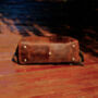 Large Genuine Leather Holdall Vintage Look, thumbnail 6 of 12