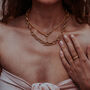 Olivia Rope Chain Necklace Gold Plated, thumbnail 6 of 11