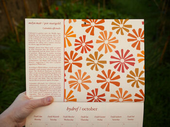 Welsh Language Herbal Calendar 2026, 4 of 8