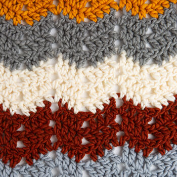 Chevron Blanket Easy Crochet Kit, 3 of 10