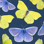 Butterflies Illustrated Blank Card, thumbnail 2 of 2
