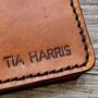 Leather Passport Holder, Burnt Tan, thumbnail 6 of 7