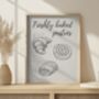 Pastries Art Print, Kitchen And Dining Room Print, thumbnail 3 of 4