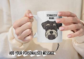 Personalised Miniature Schnauzer Mug, 2 of 5