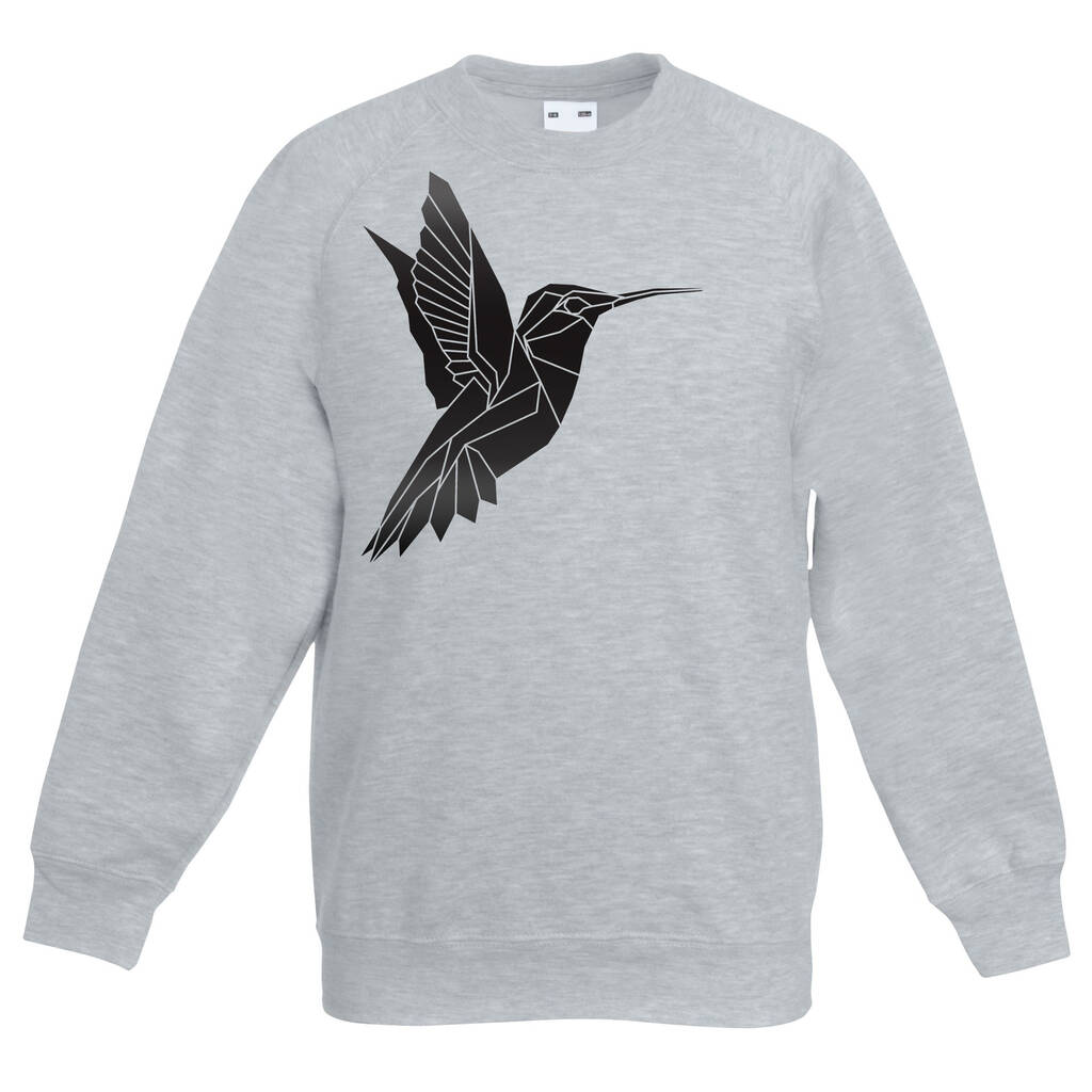 Elegant Bird Sweatshirt For Children By Stencilize