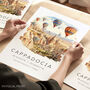 Cappadocia Turkey Travel Poster, thumbnail 1 of 7