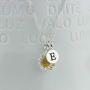 Personalised Sterling Silver Daisy Necklace, thumbnail 2 of 4