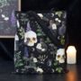 Gothic Skull Print Tote Bag – Spooky Shopper, thumbnail 1 of 3