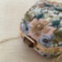 Multicoloured Blue Handcrafted Pearl Floral Clutch Bag, thumbnail 9 of 10