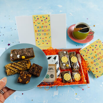 'Happy Birthday Confetti' Coffee And Treats Box, 2 of 2