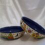 Marilee Blue Pottery Salad Bowls, thumbnail 2 of 3