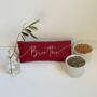 Breathe Embroidered Lavender Eye Pillow, thumbnail 4 of 12