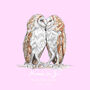 Barn Owls Love Print, thumbnail 5 of 5