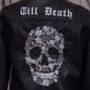Till Death Floral Skull Biker Jacket, thumbnail 5 of 10
