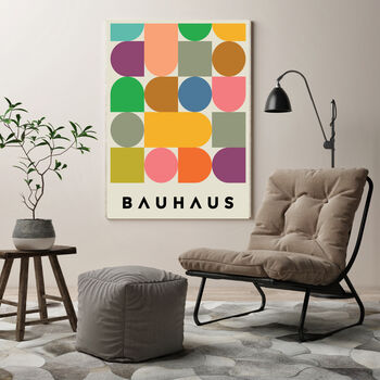 Bauhaus Mid Century Spot Art Print, 2 of 3