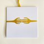 Golden Anniversary Hanging Ornament, thumbnail 2 of 11