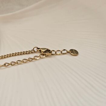 Waterdrop Necklace Gold, 7 of 7