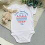 Personalised Skiing Baby Vest, thumbnail 1 of 2