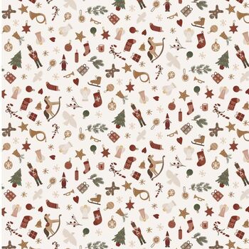 Nostalgic Nordic Christmas Wrapping Paper | 5m Roll, 3 of 3