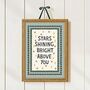 Stars Shining Bright Above You Print, thumbnail 1 of 6