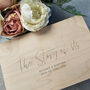 The Story Of Us Personalised Wedding Memory Box, thumbnail 1 of 11