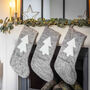 Personalised Fair Trade Wool Felt Christmas Stocking, thumbnail 1 of 4