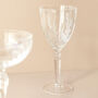 Crystal Cut Orchestra Wine Glass, thumbnail 1 of 2