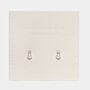 Bridal Party Sterling Silver Pearl Drop Earrings Gift, thumbnail 4 of 7