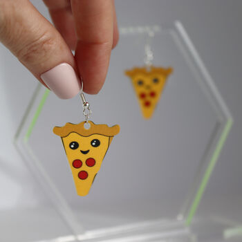 You Have A Pizza My Heart Earrings, 2 of 6