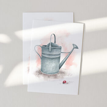 Set Of 10 'Just Pottering' Gardener's Postcards, 6 of 12
