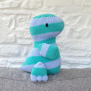 Dinosaur Value Set Of Two Knitting Patterns T Rex And Stegosaurus, 3 of 4