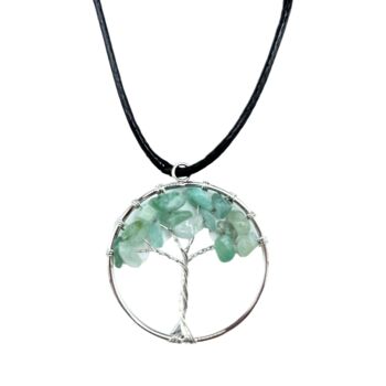 Tree Of Life Gemstone Pendant Necklace Personalised, 7 of 12