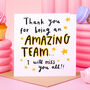 Amazing Team Thank You Card, thumbnail 2 of 2