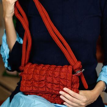 Cosy Puffy Quilted Crossbody Shoulder Bag, 2 of 11