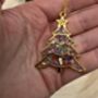 Christmas Tree Pendant With Real Flowers, thumbnail 2 of 2