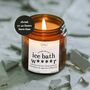 Ice Bath Gifts, Smells Like An Ice Bath Wanker Candle With Matches, thumbnail 2 of 11