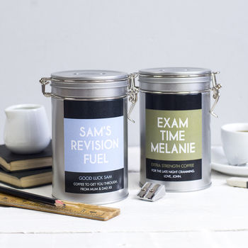 Personalised Coffee Gift For Exams In Tin, 2 of 5