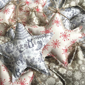 'A Star Is Born' Oak Fabric Star, 6 of 6
