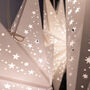 White Scandi Style Paper Star Lantern, thumbnail 2 of 6