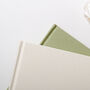Personalised Wedding Linen Guest Book Corner, thumbnail 4 of 7