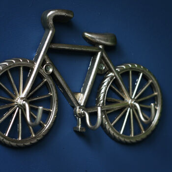 Gold Metal Bike Bicycle Triple Hook, 2 of 3