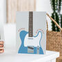 Telecaster Guitar Birthday Card | Guitarist Card, thumbnail 1 of 6