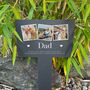 Personalised Large Photo Memorial Slate Plant Marker, thumbnail 1 of 7