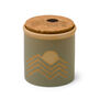 Sage Green Glazed Ceramic Candle With Eucalyptus Scent, thumbnail 2 of 2