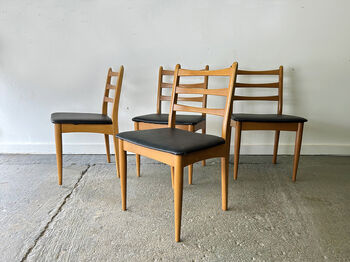 Mid Century Dining Chairs By Schreiber, 4 of 4