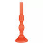 Candlestick Shaped Candle Bright Coral, thumbnail 4 of 4