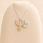 Personalised Gold Plated Sterling Silver Phoenix Pendant Necklace, thumbnail 3 of 12