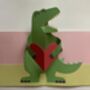 Handmade Pop Up Dinosaur You Are Roarsome Card, thumbnail 2 of 3